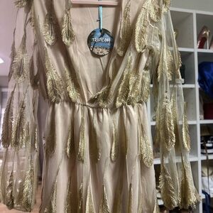 ✨Brand New✨ Bali Gold Romper